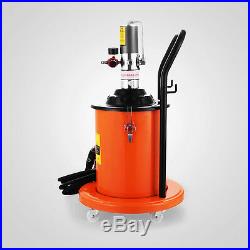 5 Gallon Air Pneumatic Compressed Grease Pump Injector High Pressure Filler