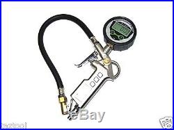 AIR TIRE INFLATOR WITH HIGH ACCURATE DIGITAL PRESSURE GAUGE With CLIP PISTOL TYPE