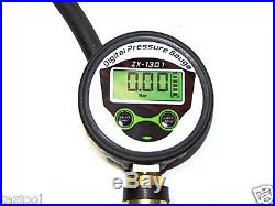 AIR TIRE INFLATOR WITH HIGH ACCURATE DIGITAL PRESSURE GAUGE With CLIP PISTOL TYPE