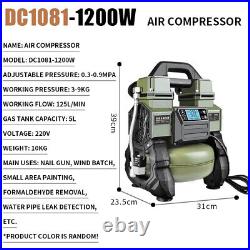 Air Compressor Portable Small Mute Painting High-pressure Air Compressor 220V