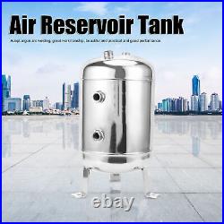 Air Reservoir Tank Vertical 5-Port High Pressure Gas Storage 1/2 1/4NPT Part
