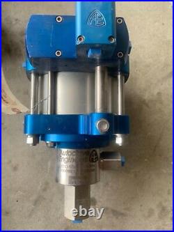 Autoclave Engineers 6 Standard, Air-Driven, High Pressure Liquid Pump
