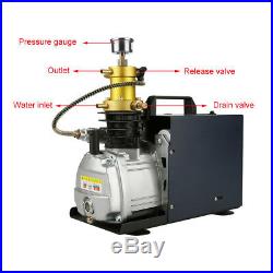 Automatic High Pressure 40Mpa Water Cooled Electric Air Pump Car Compressor 220V