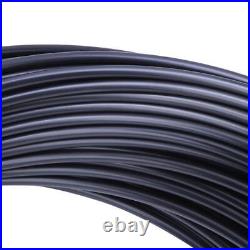 Black Nylon High Pressure Pneumatic Hose Flexible Tube Air Oil Water 100m8x6mm