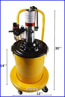CA 5 Gallon Air Pneumatic Compressed Grease Pump Injector High Pressure Filler