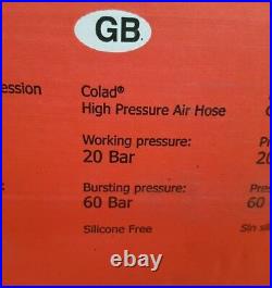 Colad High Pressure spray gun Air Hose PU / TPR Silicone Free 55 Meter