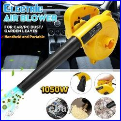 Electric Air Vacuum Cleaner Blower Portable Handheld Fan Garden Leaf Remover