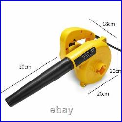 Electric Air Vacuum Cleaner Blower Portable Handheld Fan Garden Leaf Remover