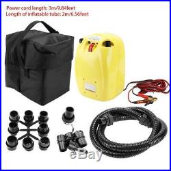 Electric High Pressure Air Pump 12V for Inflatable Canoe Boat Raft Kayak Dinghy