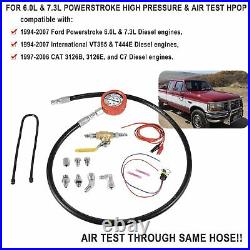 For Ford F250 F350 6.0L & 7.3L Powerstroke Hpop Test Tool High Pressure&Air Leak