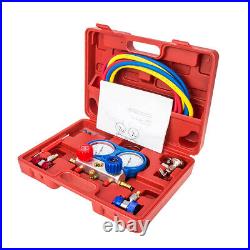 HVAC Refrigeration Kits A/C Manifold Gauge Set Air R12 R22 R134a 410a R404z R502
