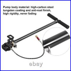 High Pressure 0-6000psi 3 Stage Hand Pump for PCP Air Gun Boat Tire Ball