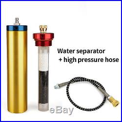 High Pressure 300bar PCP Air Compressor Filter Oil Water Separator Trap withHose