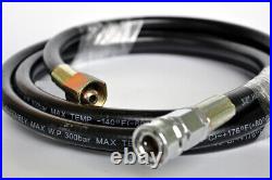 High Pressure 3/8 inch Air Hose Cable Assembly Max W. P. 300Bar For Co2 DJ Gun