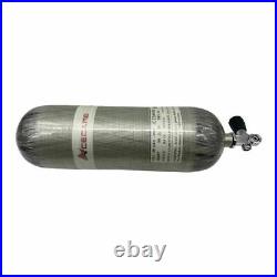 High Pressure 9L DOT Approved PCP Carbon Fiber Air Tank 4500Psi SCBA Cylinder US