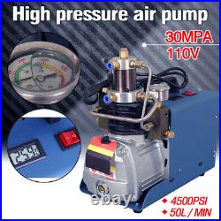 High Pressure Air Compressor Pump 30Mpa 110V 4500PSI Electric Air Pump PCP