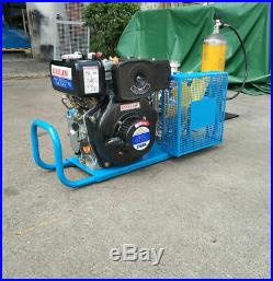 High Pressure Air Compressor Pump HAILIN Diesel Engine 100L/min Air Cool 4500psi
