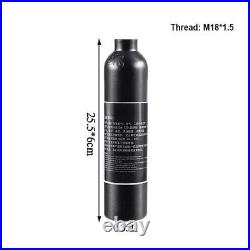 High Pressure Paintball Cylinder Tank Aluminium Co2 Air 4500 PSI Black Bottle