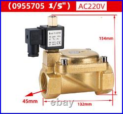 High Pressure Solenoid Valve Fast Normally Open Pilot Electric Air Water Valve