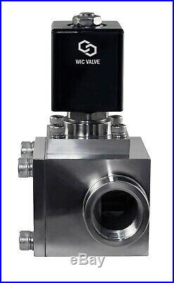 High Pressure Stainless Energy Save Electric Solenoid Valve NC 1/2 Inch 12V DC