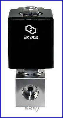 High Pressure Stainless Energy Save Electric Solenoid Valve NC 1/4 Inch 24V DC