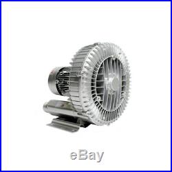 High Pressure Vortex Air Vacuum Pump 1500W Dry Air Booster Fan Single Phase 220V