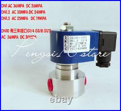 High-pressure solenoid valve High-pressure water valve Air valve 36MPA 30MPA