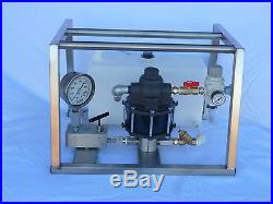 Hydrostatic Test Pump Portable Air Operated High Pressure 10,000 PSI