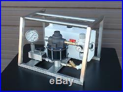 Hydrostatic Test Pump Portable Air Operated High Pressure 25,000 PSI