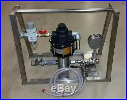 Hydrostatic Test Pump Portable Air Operated High Pressure 465 PSI