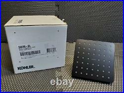 Kohler 24805-BL Parallel 2.5 GPM Katalyst Air-Induction ShowerHead, Matte Black