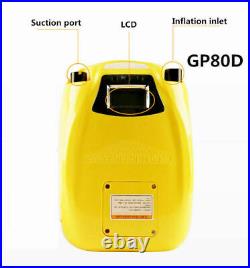 LCD Rubber inflatable boat high pressure electric air pump 80KPA 12V DC GP80D T