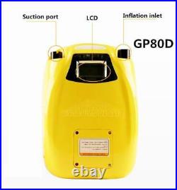 LCD Rubber inflatable boat high pressure electric air pump 80KPA 12V DC GP80D s