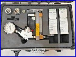 MSA AUER Airtester HP breathing air gas quality testing kit with 2 set of tubes