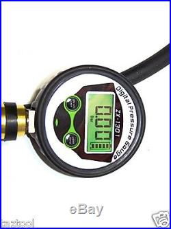 New Air Tire Inflator With High Accurate Digital Pressure Gauge With Clip Chuck