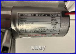 New WOLO $275. Air Horn Compressor 12V 130psi Wolo 800-C High Pressure 1.38 cfm