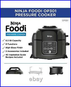 Ninja Foodi 9-in-1 6.5QT Pressure Cooker & Air Fryer with High Gloss Finish OP