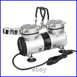 Oilless Vacuum Air Pump 1/4HP High Pressure Large Flowing Ultra Quiet Small LLI