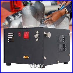 PCP Air Compressor 4500Psi 30Mpa High Pressure Water Oil Free Air Pump Portable