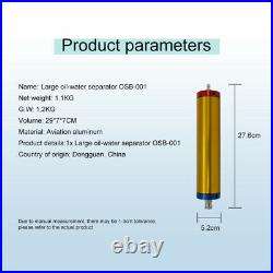 PCP Air Compressor 4500psi Oil Water Filter Separator High Pressure 30Mpa 300bar
