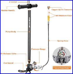 PCP Air Pump 4500Psi High Pressure Hand Pump Air Rifile Pump Airgun Filling Stir
