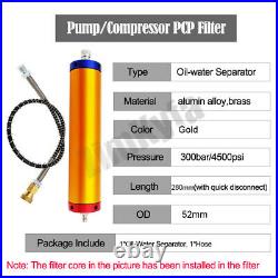 PCP Compressor Water-Oil Separator Air Filter 4500PSI High Pressure Pump Diving