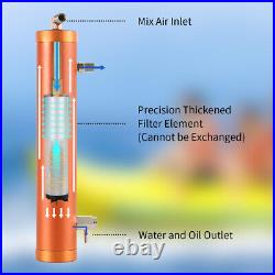 PCP High Pressure Air Filter Compressor Oil-Water Separator 40MPA Aluminum Alloy