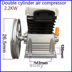 Piston Air Compressor Head Submersible Dual Cylinder High-pressure Air Pump