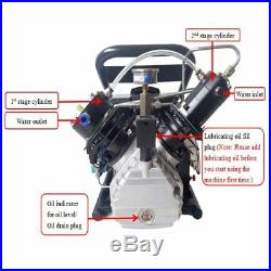 Portable 110V High Pressure Air Compressor 300Bar Fit HPA CO2 Tanks For Filling