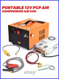 Portable DC 12V PCP Air Compressor 4500PSI Electric High Pressure Pump 220V/110V