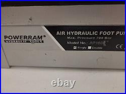 Powerram Air Hydraulic Foot Pump with 10000 PSI Foot Pedal High Pressure
