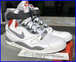 RARE Nike Air Pressure Retro White Cement Grey Air Mag 831279-100 Size 11