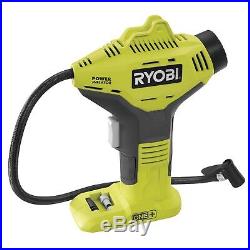 Ryobi ONE+ HIGH PRESSURE AIR INFLATOR R18PI-0 18V Large Diameter Piston, Skin