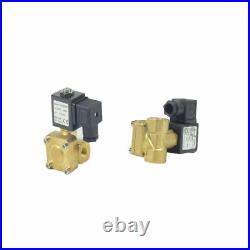 Solenoid Valve Fast Normally Closed Pilot High Pressure Electric Air Water Valve